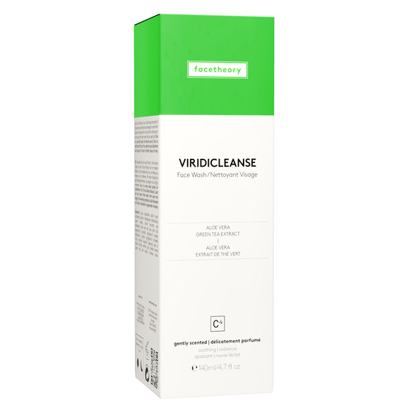 Detergente Viso Rinfrescante C4 con Aloe Vera ed Estratto di Tè Verde