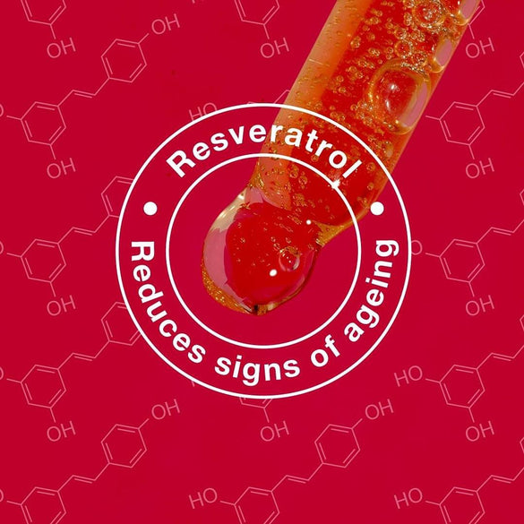 Resvera-F Siero antiossidante S12 con 5% di Resveratrolo, 3% di Acido Ferulico e Micah